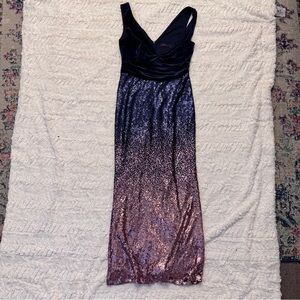 Elegant Sequin Ombre Dress by Ever pretty